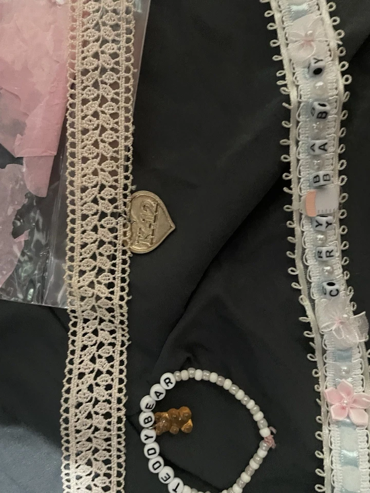 Gargantilla de encaje rosa bebé Melanie Martinez K-12 Hot Topic con gargantilla personalizada nueva Foto 2 de 4