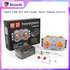 MOULD KING 6CH APP Linear Motor Remote Control 6.0 Fast Speed Charging Powered