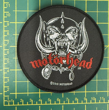 Motorhead War Pig Woven Sew On Round Patch Officially Licensed
