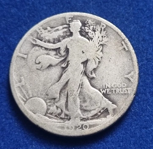 Photo of a 1920-D Walking Liberty Half Dollar from an eBay listing that sold on Jul 16, 2026