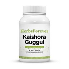 Kaishora Guggul Capsules   Traditional Ayurvedic Formulation - 90 Vege Capsules