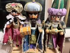 Steinbeck 3 Kings Nutcracker - Signed 1995 Caspar & Melchior + Early Balthazar