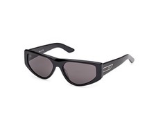 GCDS Sunglasses GD0055 01A Black smoke Woman
