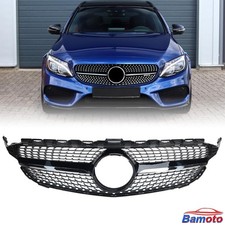 Kühlergrill Diamant Grill Schwarz Für Mercedes Benz W205 C205 S205 A205 …