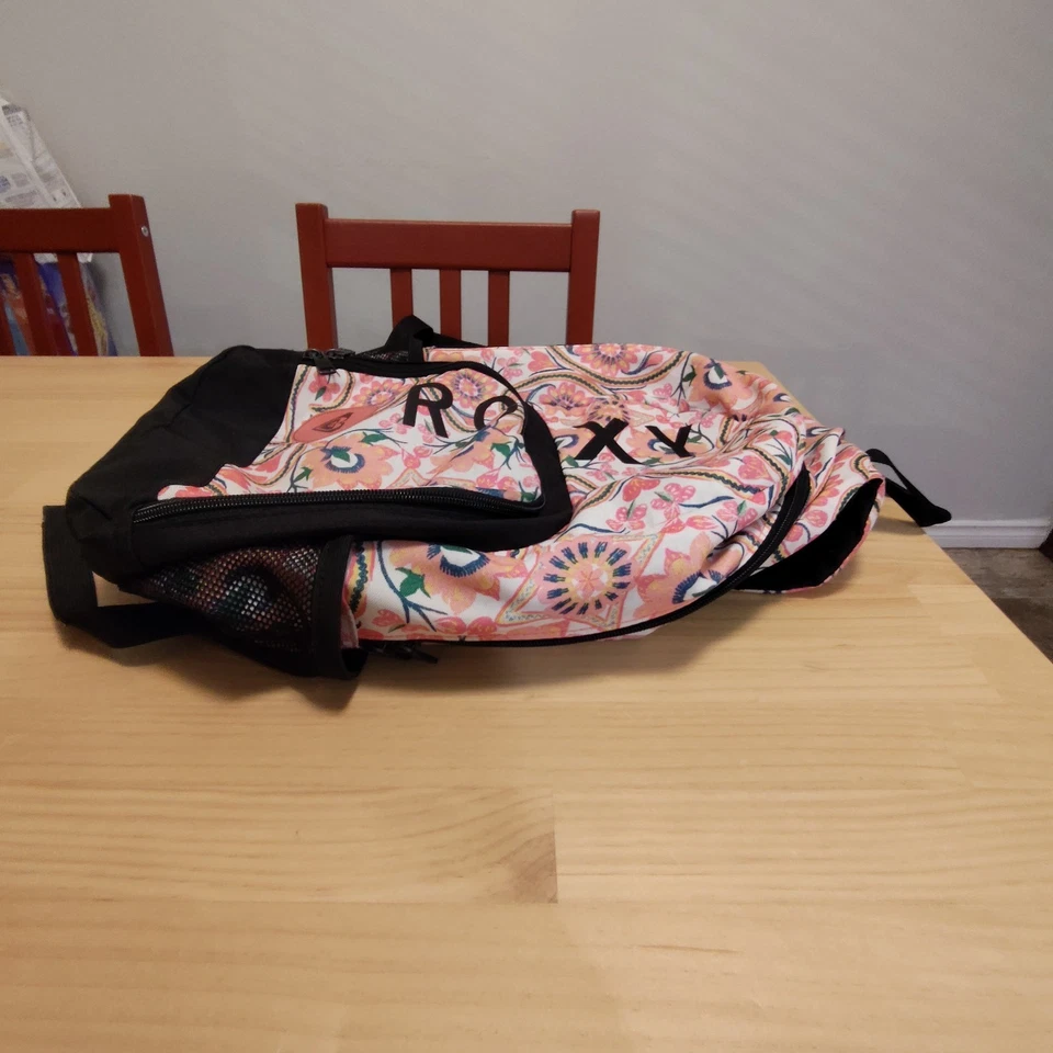 Mochila Roxy Floral Rosa Foto 4 de 4