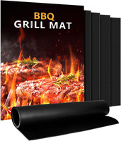 Grillmatten 5Er Set 40X32 Cm BBQ Antihaft Gasgrill Backmatte Zuschneidbar