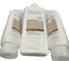 Avon Moisture Therapy Calming Relief -Dry Itchy Skin Body Lotion Lot of 3