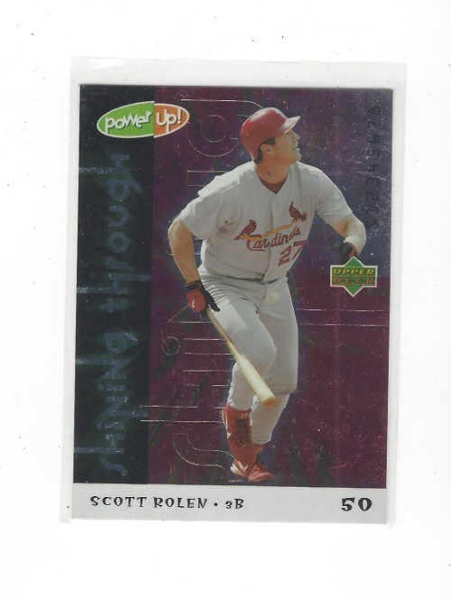 2004 UPPER DECK POWER UP! BASEBALL SHINING THROUGH INSERT SERIES SINGLES