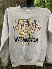 Vintage 1994 Washington Redskins NFL Sweatshirt Youth XL Gray Tultex