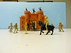 Reissue of Marx Carry-All  Fighting Knights Castle Incomplete (Sept Listing)