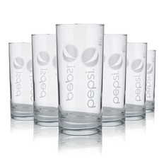 6 bicchieri Pepsi 0,3 l bicchiere per limonata Willi tazza bicchieri per bevande analcoliche set gastro cola