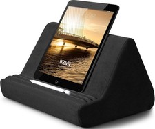 Soft Tablet Stand Pillow W/ Pocket Adjustable 3 Viewing Angle Lazy Holder Bed