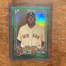 2025 ALLEN & GINTER DAVID ORTIZ GREEN REFRACTOR CHROME #04/99