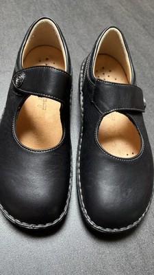 Finn Comfort Black Leather Mary Jane Comfort Shoes Women EU 38 US 7.5 8 Germany