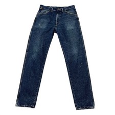 Vintage Wrangler Jeans Mens 34x34 USA Made 35001AN Straight Leg Blue Denim