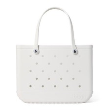 Bogg Bag Original Tote Bag - For Shore White: Vinyl Shell, Removable