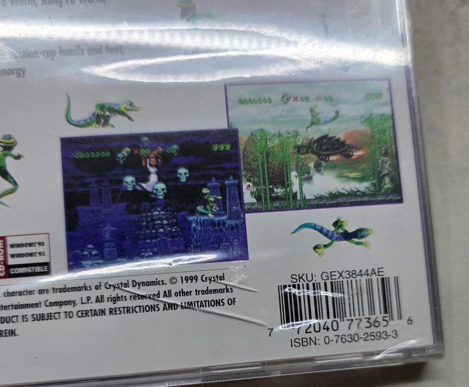 GEX (PC, 1999) Windows 95/ 98 CD-ROM PC Vintage Rare Game - Image 4 of 4