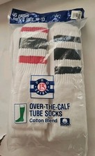 Rare VTG 1970's PRO SPIRIT. MEN'S 6-PAIR OVER THE CALF TUBE SOCKS U.S.A New