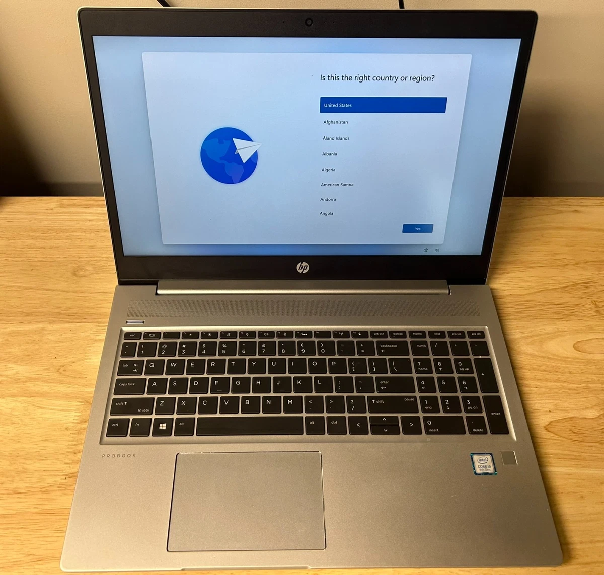 HP ProBook Intel Core i5 8th Gen. 8 GB RAM PC Laptops & Netbooks