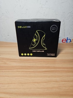 Delux M618 PLUS Vertical Mouse Ergonomic Wireless USB Optical Black