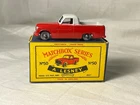 Lesney Matchbox No 50A Red & Gray COMMER PICKUP GPW - Original C1 Box