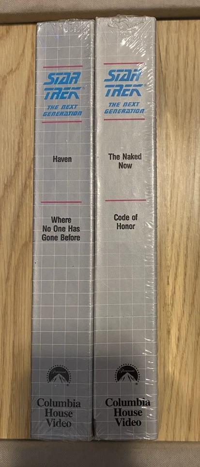 NEW/ SEALED, 1991-(2) STAR TREK , THE NEXT GENERATION , VHS TAPES, COLLECTORS ED - Image 4 of 4