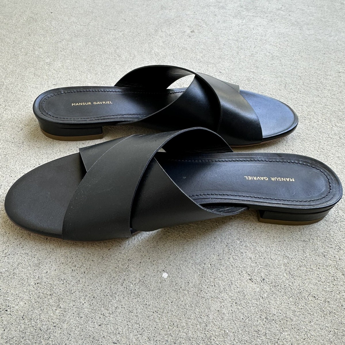Mansur Gavriel Black Sandals, Size 37 | eBay