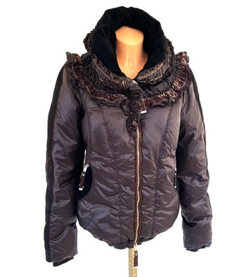 Blouson Doudoune Marron Femme HIGH USE By Claire Campbell - Taille F38 - Occasion Très Bon état