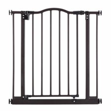 NORTH STATES MYPET WINDSOR ARCH GATE PRESSURE MOUNT DOG GATE, MATTE BRONZE