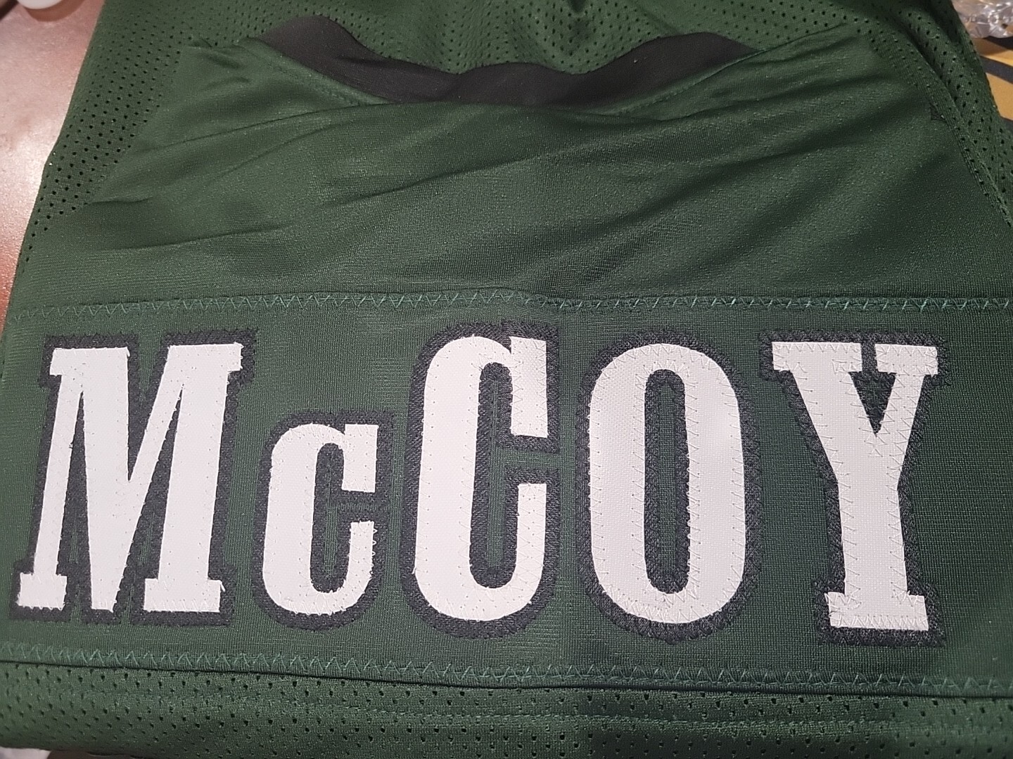 LeSean McCoy Autographed Signed Custom Eagles Jersey Beckett COA 