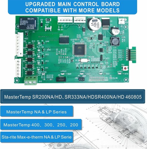 Efficient Control Board Kit for MasterTemp 200/250/300/400 & Sta-Rite SR Heaters - Picture 6 of 8