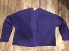 Vintage Santee Sweats Sweat Jacket Purple Womens XXL Made In USA RARE