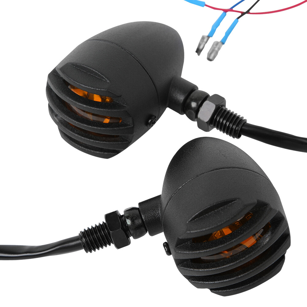 OSAN Indicatori Di Direzione, 4 Pz 13 LED Frecce Motociclo Lampade Ambra 2pz