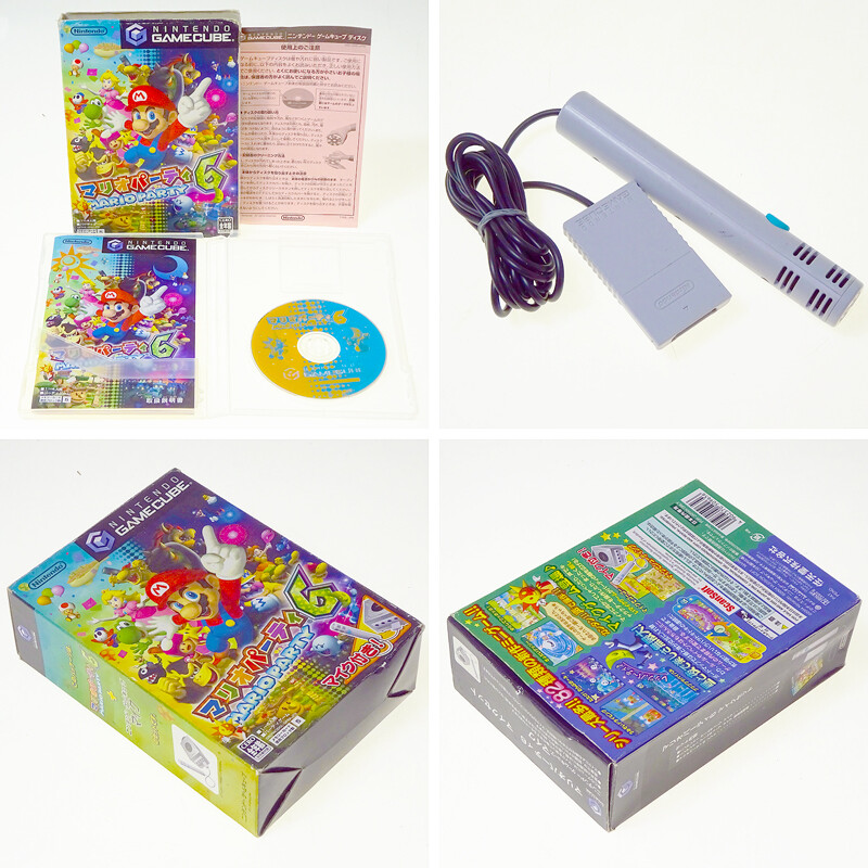 MARIO PARTY 6 w/Microphone Limited Box Nintendo GC Game Cube MARIO PARTY 6 w/Microphone Limited Box Nintendo GC Game Cube