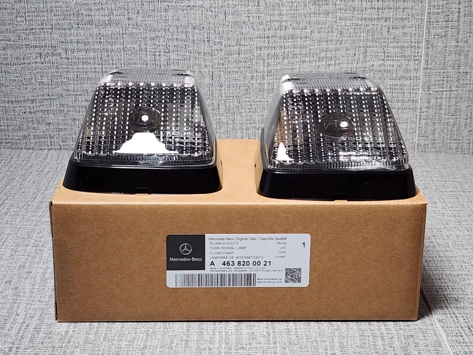 Indicators white original Mercedes G class W 460 461 463 set - Image 3 of 4