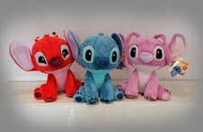 Lilo & Stitch Plüschtier Kuscheltier Stofftier Angel, Leroy 30 cm XL Größe