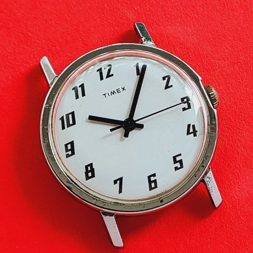 Timex Mechanical Day Date Watch Vintage Dial 1685010678 For Repair