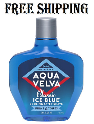 Aqua Velva after Shave, Classic Ice Blue, Soothes, Cools, and Refreshes Skin,  