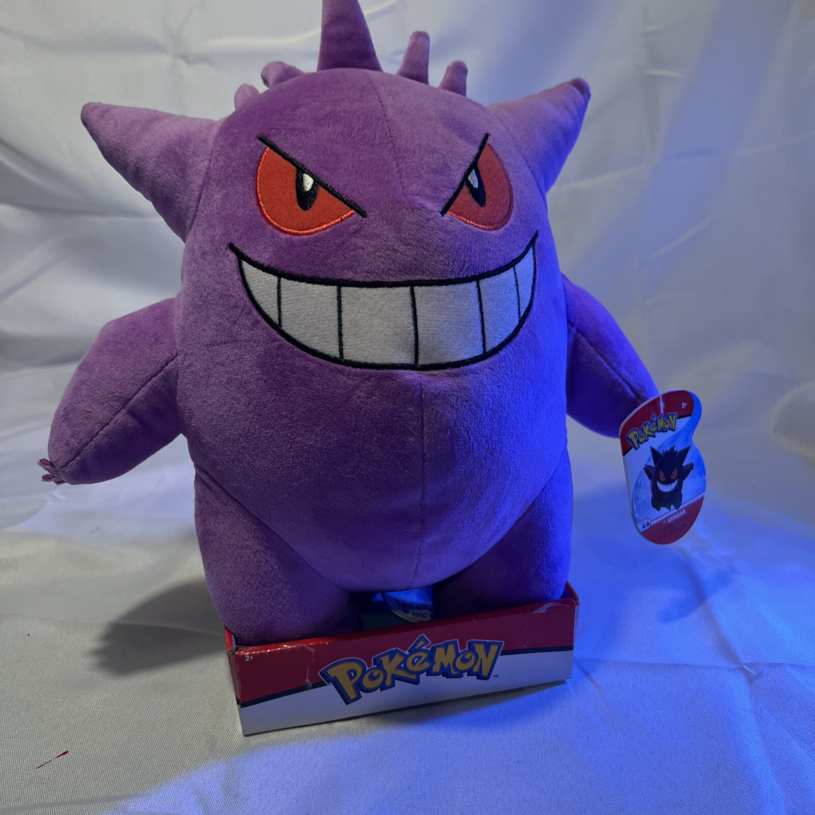 NIB Pokemon Gengar 12” Plush Licensed Authentic Rare Ghost, Rare Pokemon Plush!!