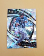 2020 Panini Select Cracked Ice Prizm /25 Christian Yelich #181 SSP 