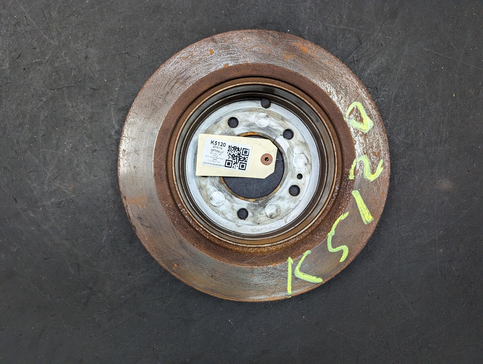 Rear Right Left Brake Rotor Disc 2018 Kia Optima 2016 2017 2019 2020