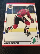 Greg Gilbert Blackhawks 1990-91 Score #264