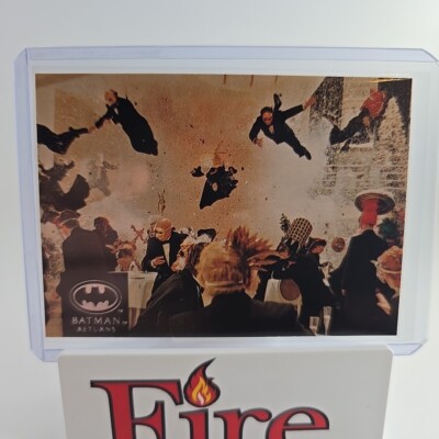 1992 Topps Stadium Club Batman Returns - #64 A massive explosion rips 