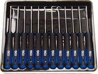 Bgs Technic 8833 Feinmechaniker-Schraubendreher Und Haken-Satz, 12-Teilig