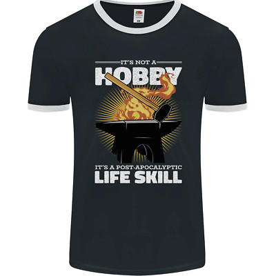 Life Post Apocalyptic Skill Blacksmith Herren Ringer T-Shirt FotL