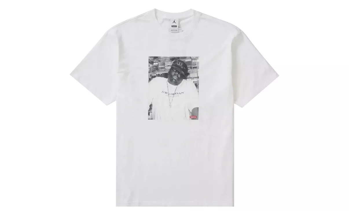 Tee shirt Supreme Jordan Biggie Smalls taille XL blanc FW24 Supreme New York 2024 neuf