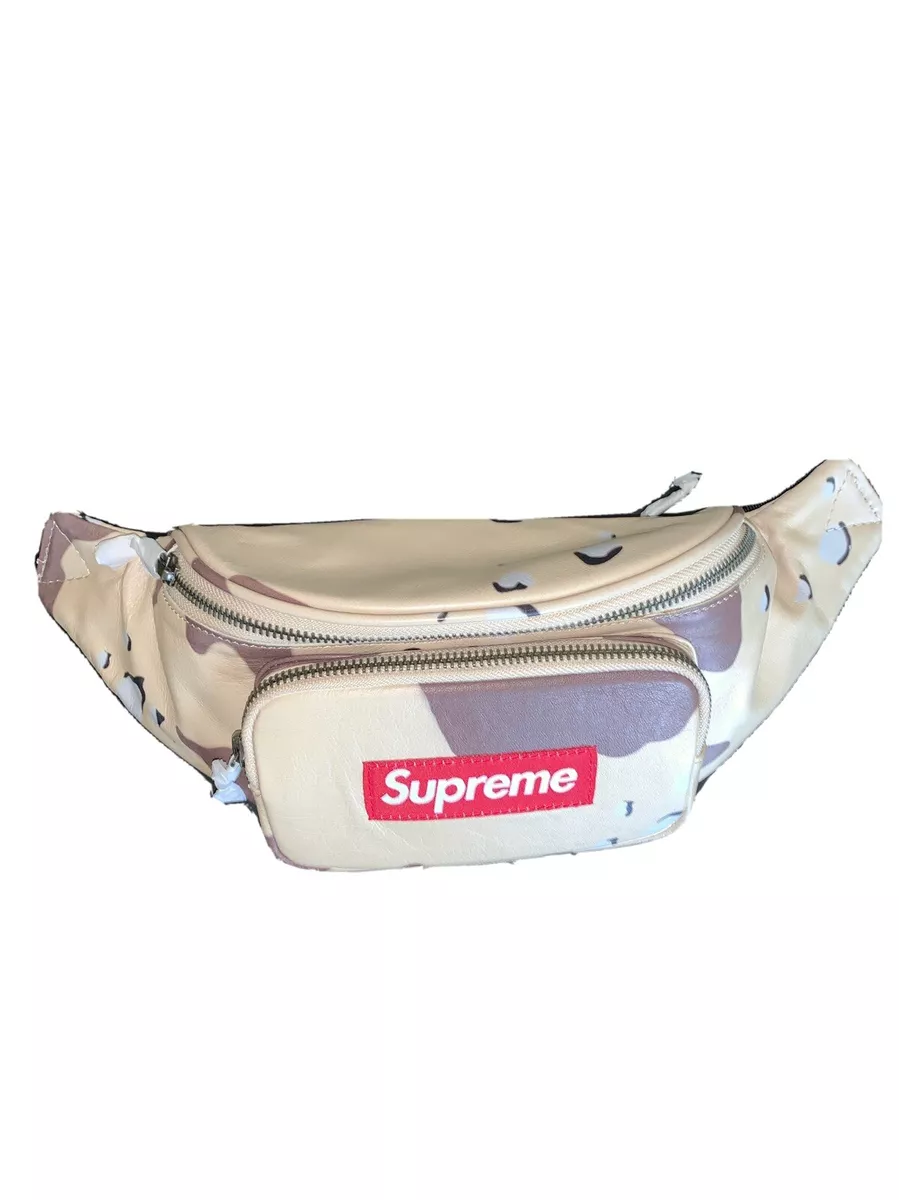 supreme Leather desert camo Waistbag | eBay