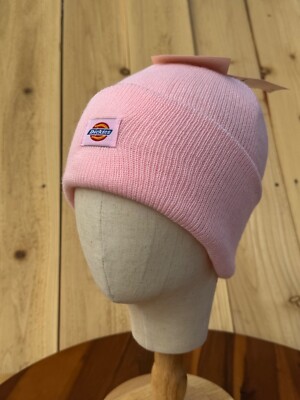 Dickies Women's Light Pink Stocking Cap Classic Beanie One Size Hat