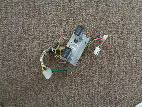 TWIN COIN TICKET METER ASSEMBLY COIN OPERATED ARCADE GAME PART z b10