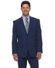 Chaps Men's Classic Fit Performance Series Stretch Suit Jacket Coat Blazer Navy